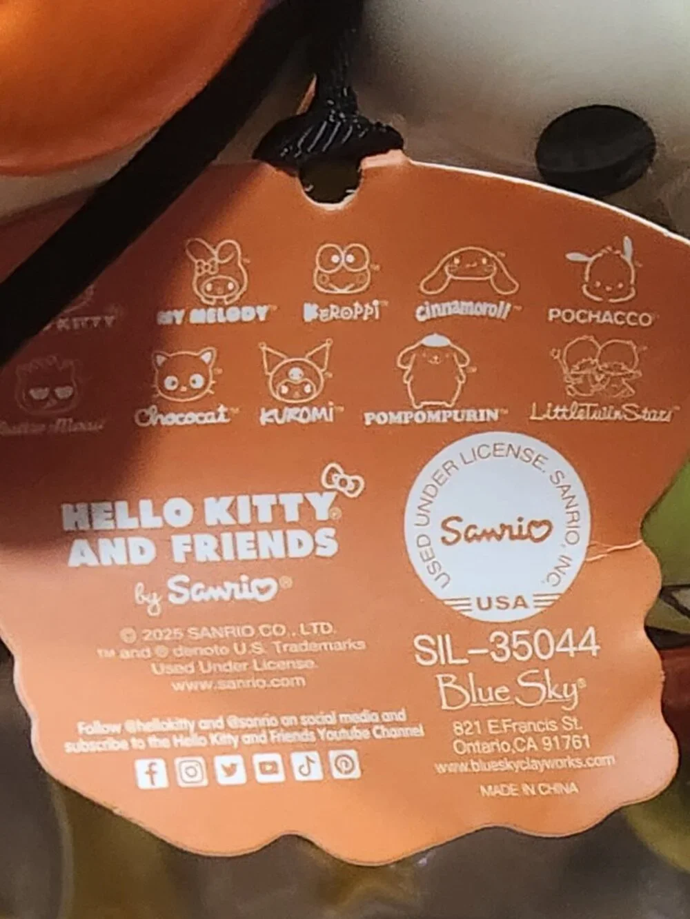 Sanrio Hello Kitty Halloween Witch with Keroppi Figurine by Blue Sky Clayworks